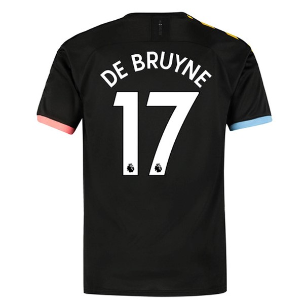 Trikot Manchester City NO.17 De Bruyne Auswarts 2019-20 Schwarz Fussballtrikots Günstig